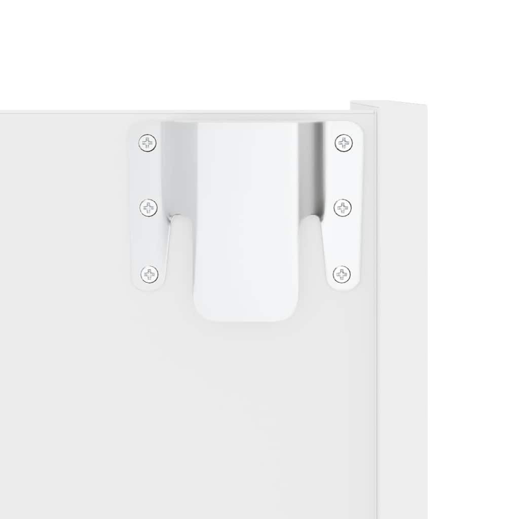 Armoires à chaussures murales 4 pcs blanc bois d'ingénierie - XIOS