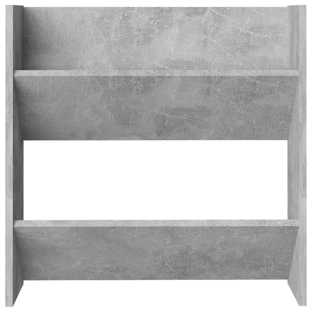 Armoire à chaussures murale Gris béton 60x18x60 cm Aggloméré - XIOS