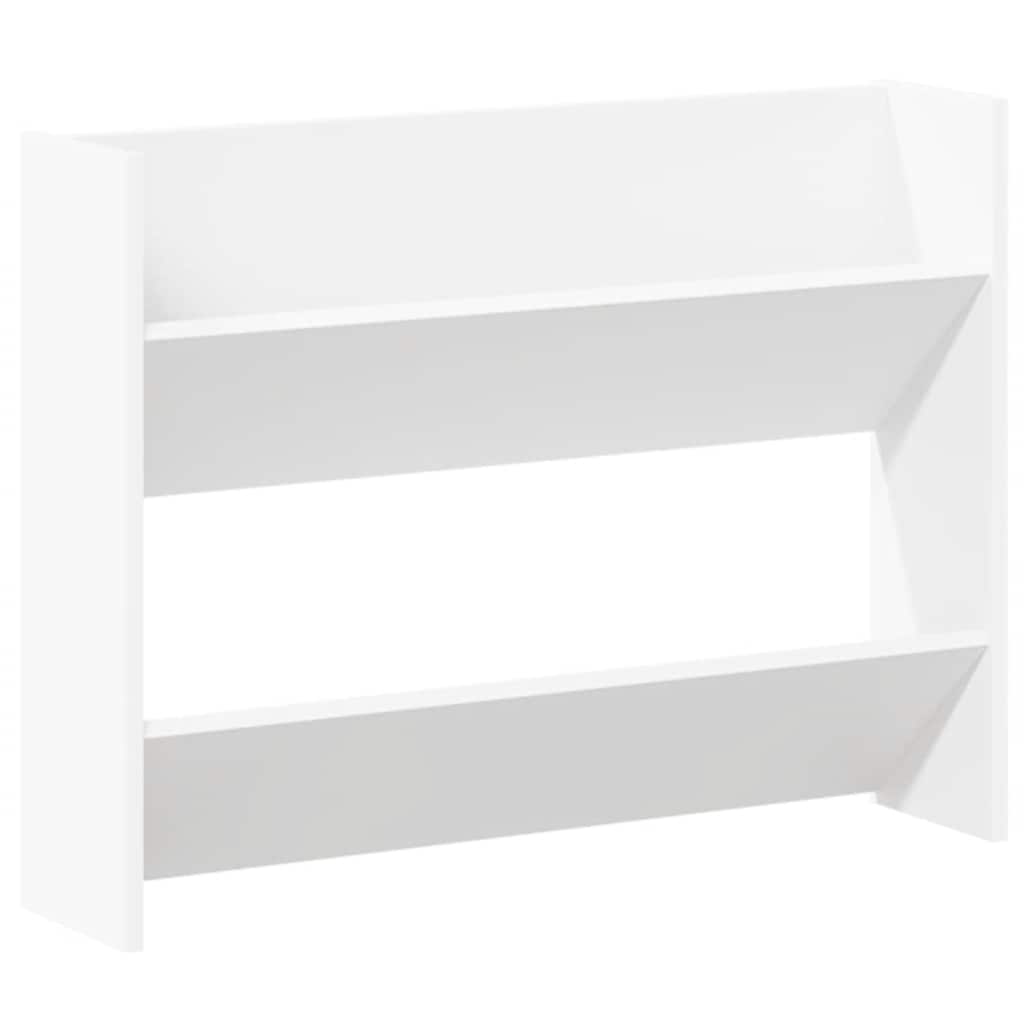 Armoire à chaussures murale Blanc 80x18x60 cm Aggloméré - XIOS
