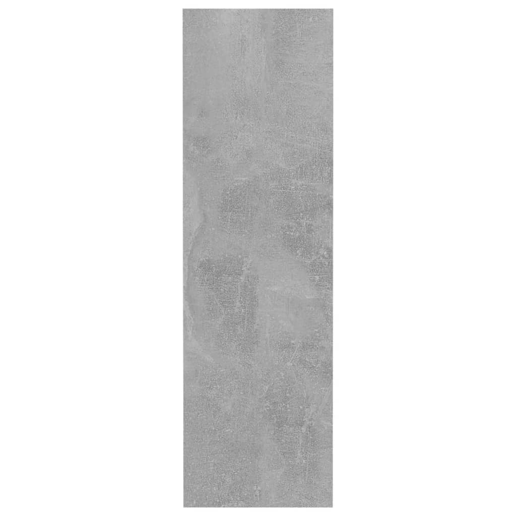 Armoire à chaussures murale Gris béton 80x18x60 cm Aggloméré - XIOS