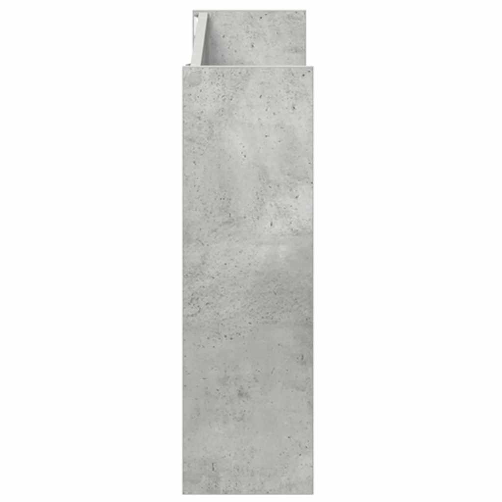 Armoires à chaussures murales 2 pcs Gris béton 80x18x60 cm - XIOS