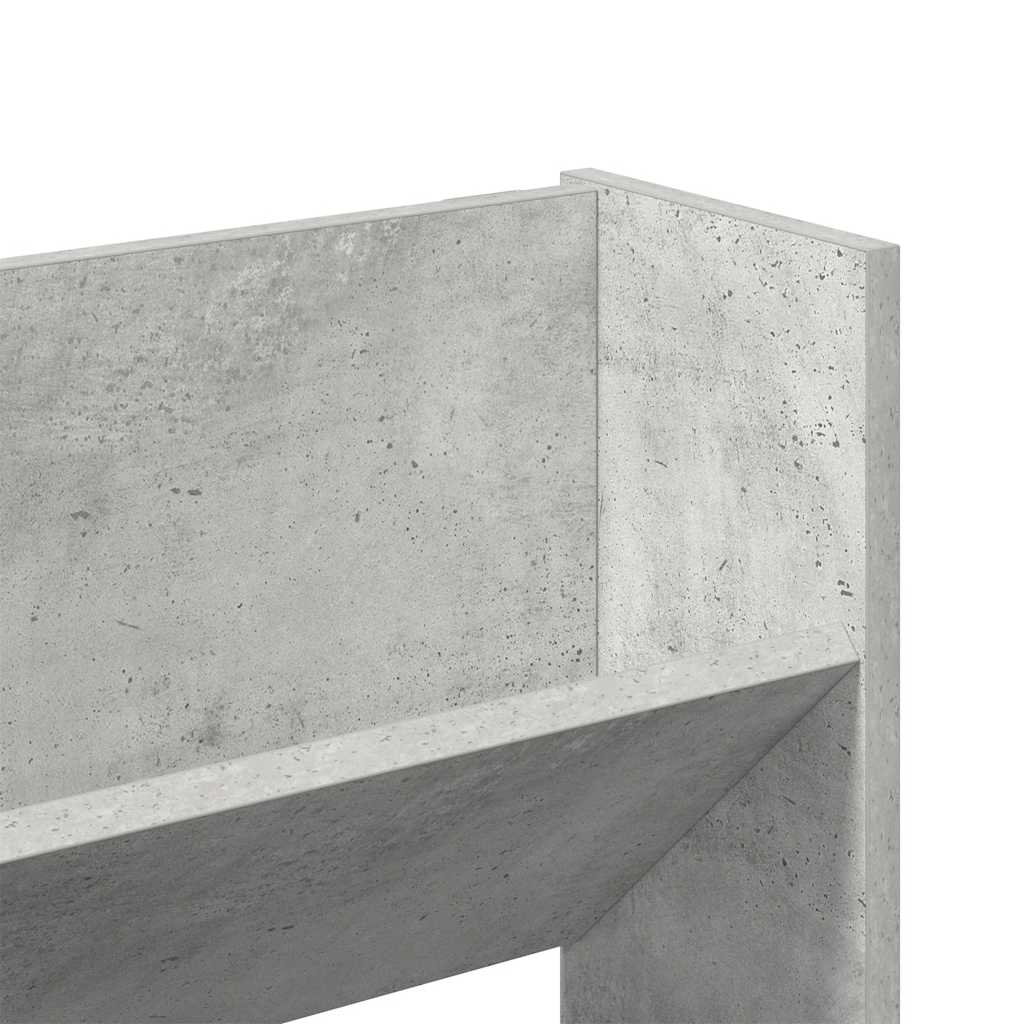 Armoires à chaussures murales 2 pcs Gris béton 80x18x60 cm - XIOS