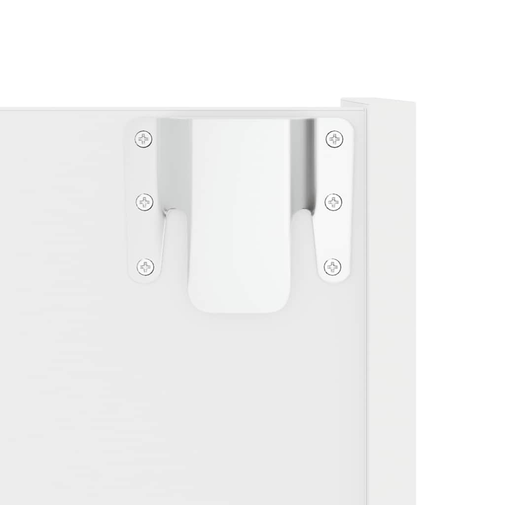 Armoire à chaussures murale Blanc 60x18x90 cm Aggloméré - XIOS