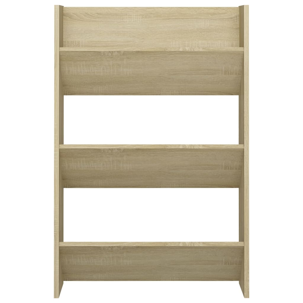 Armoire à chaussures murale Chêne Sonoma 60x18x90 cm Aggloméré - XIOS