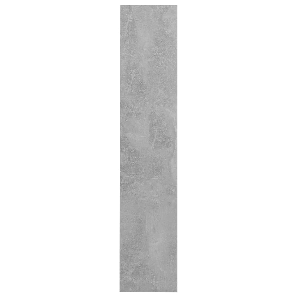 Armoire à chaussures murale Gris béton 60x18x90 cm Aggloméré - XIOS