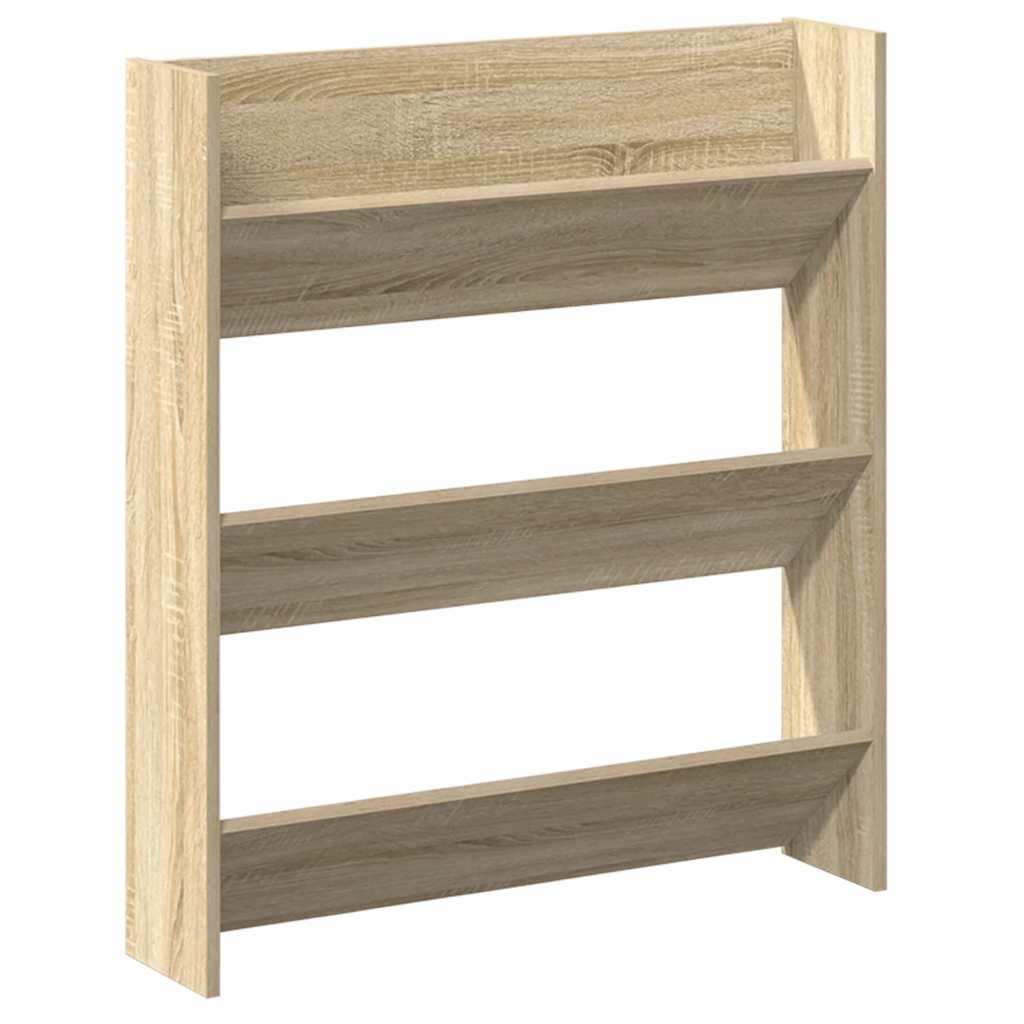 Armoire à chaussures murale chêne Sonoma bois d'ingénierie - XIOS