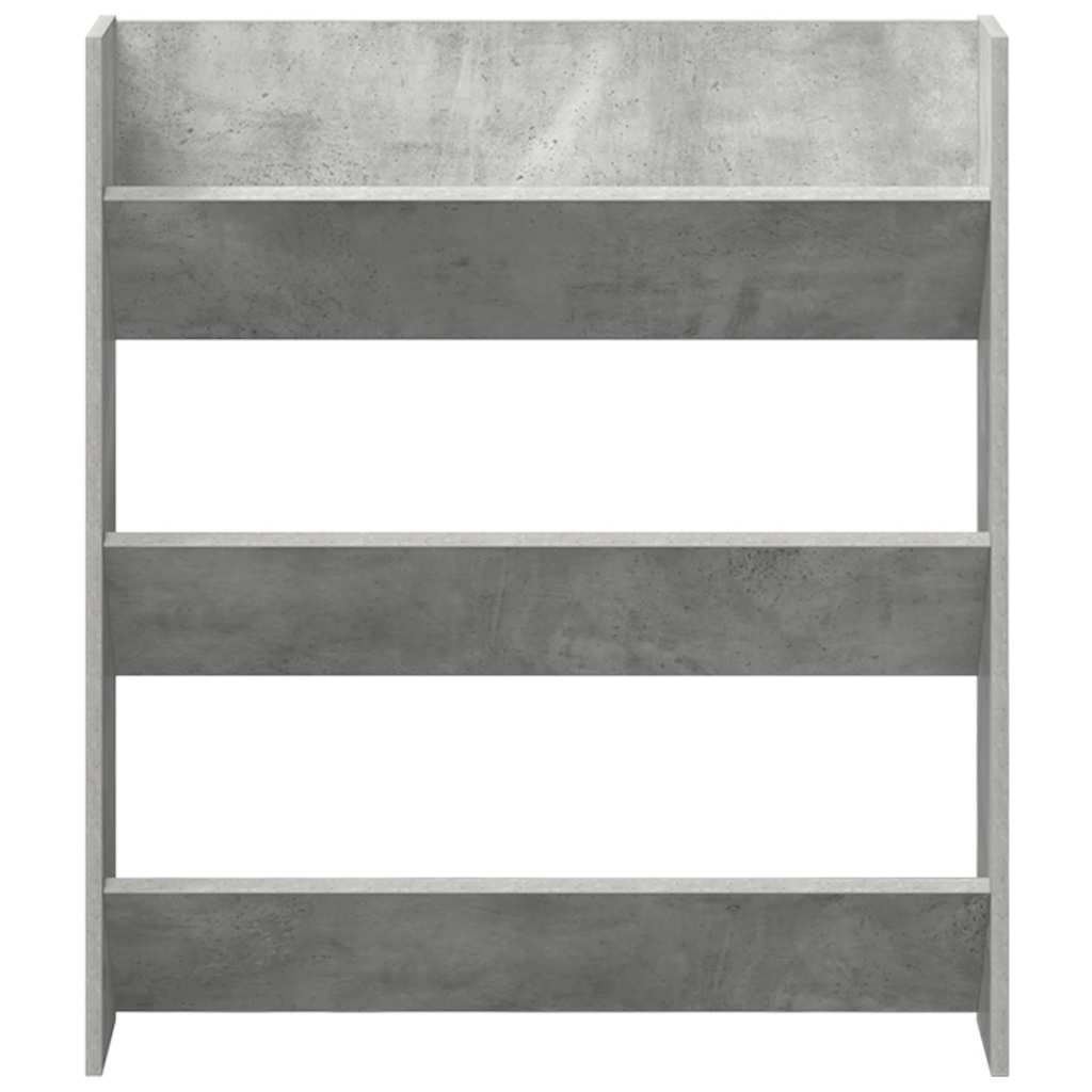 Armoires à chaussures murales 2 pcs Gris béton 80x18x90 cm - XIOS