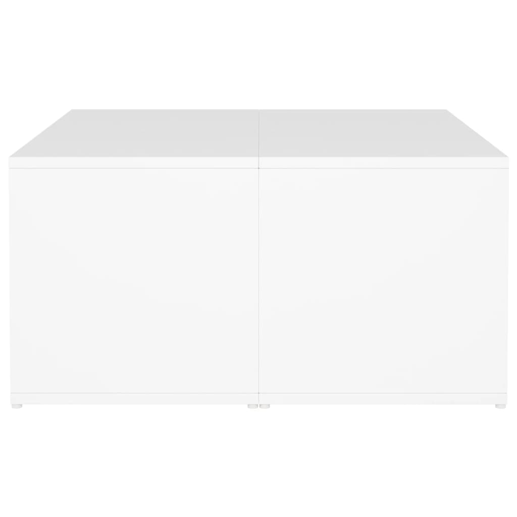 Tables basses 4 pcs blanc 33x33x33 cm bois d'ingénierie - XIOS