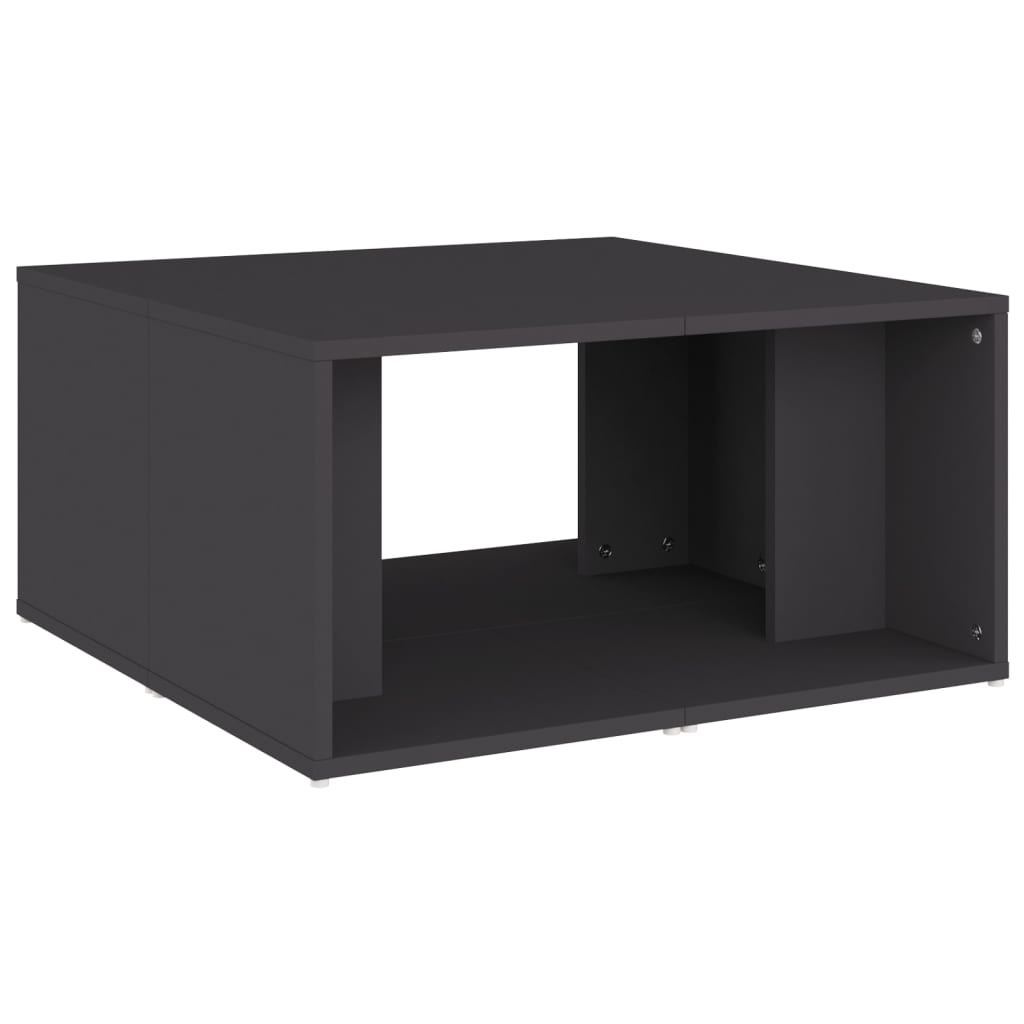 Tables basses 4 pcs gris 33x33x33 cm bois d'ingénierie - XIOS