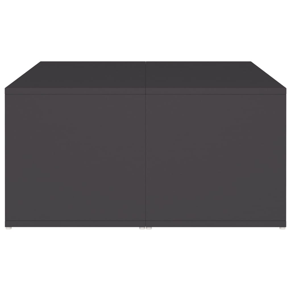 Tables basses 4 pcs gris 33x33x33 cm bois d'ingénierie - XIOS