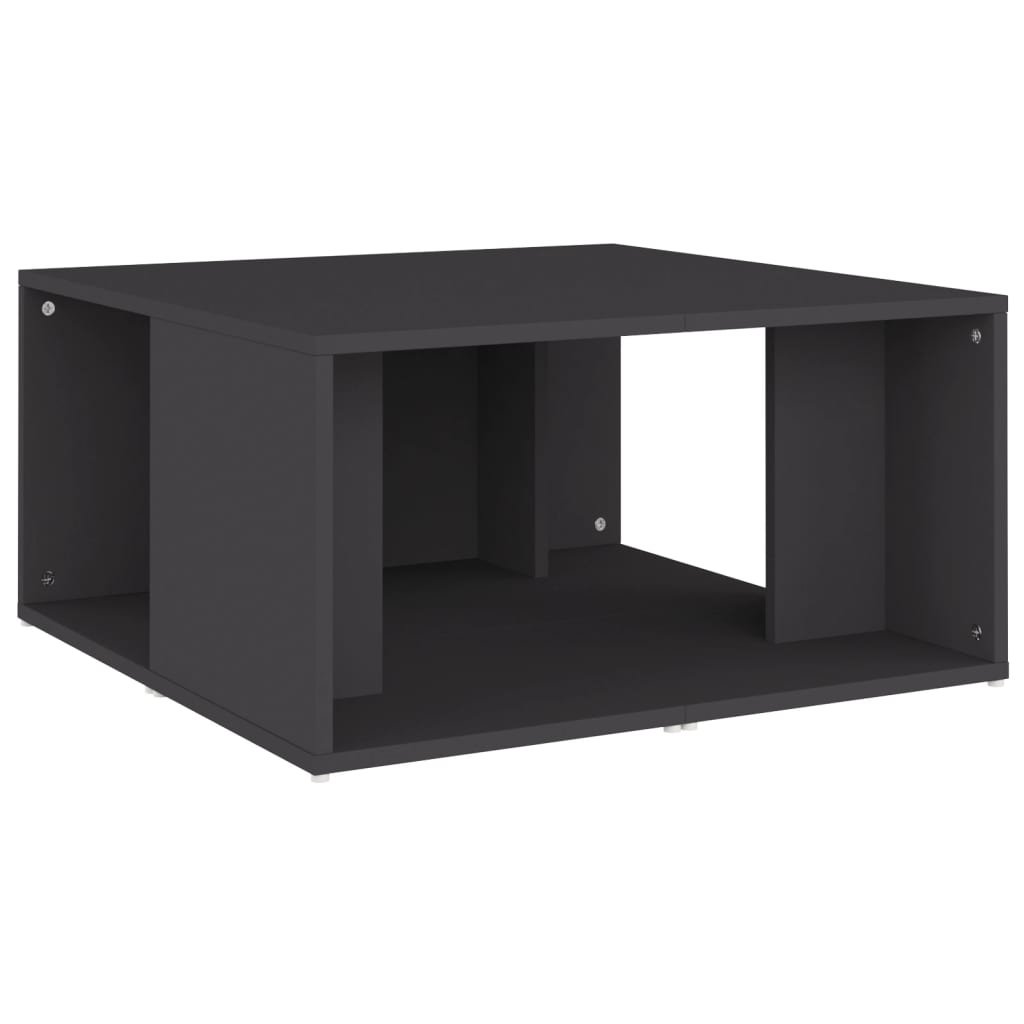 Tables basses 4 pcs gris 33x33x33 cm bois d'ingénierie - XIOS