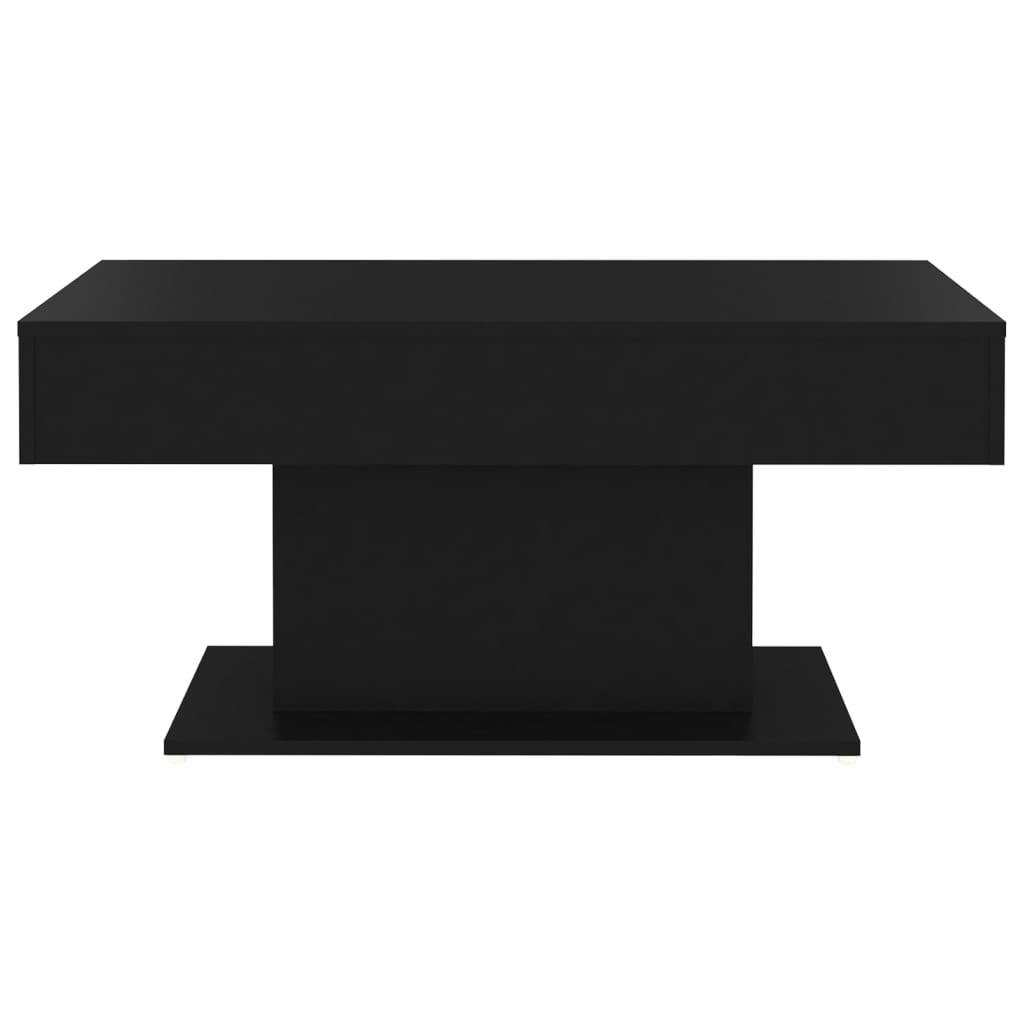 Table basse noir 96x50x45 cm bois d'ingénierie - XIOS