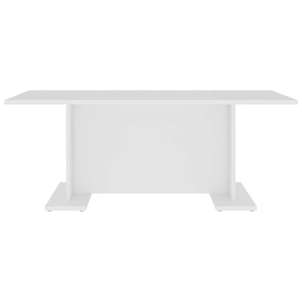 Table basse blanc 103,5x60x40 cm bois d'ingénierie - XIOS