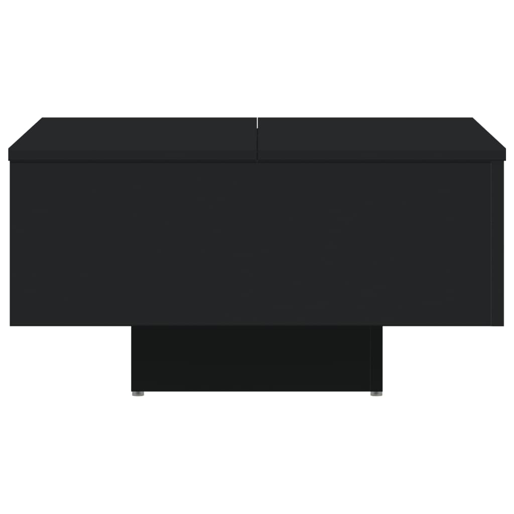 Table basse noir 60x60x31,5 cm bois d'ingénierie - XIOS