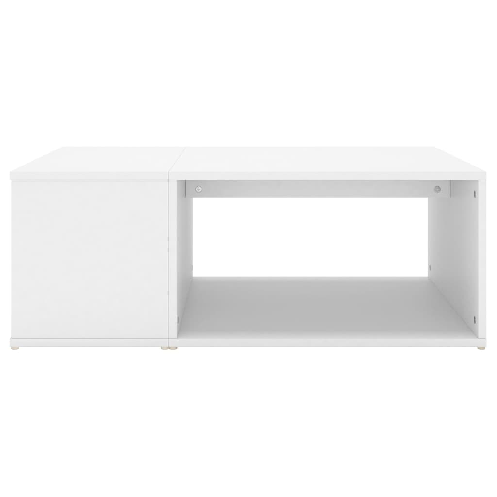 Table basse blanc 90x67x33 cm bois d'ingénierie - XIOS
