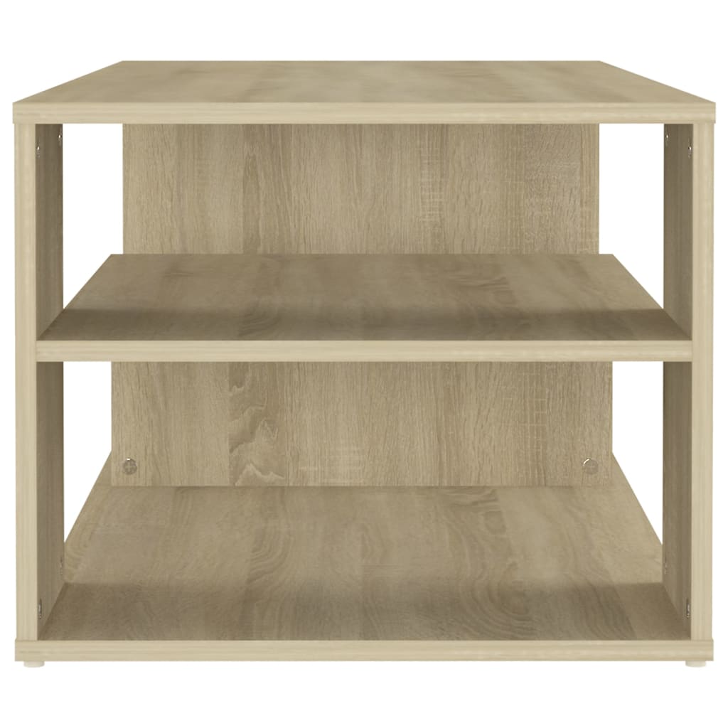 Table basse chêne sonoma 100x50x40 cm bois d'ingénierie - XIOS