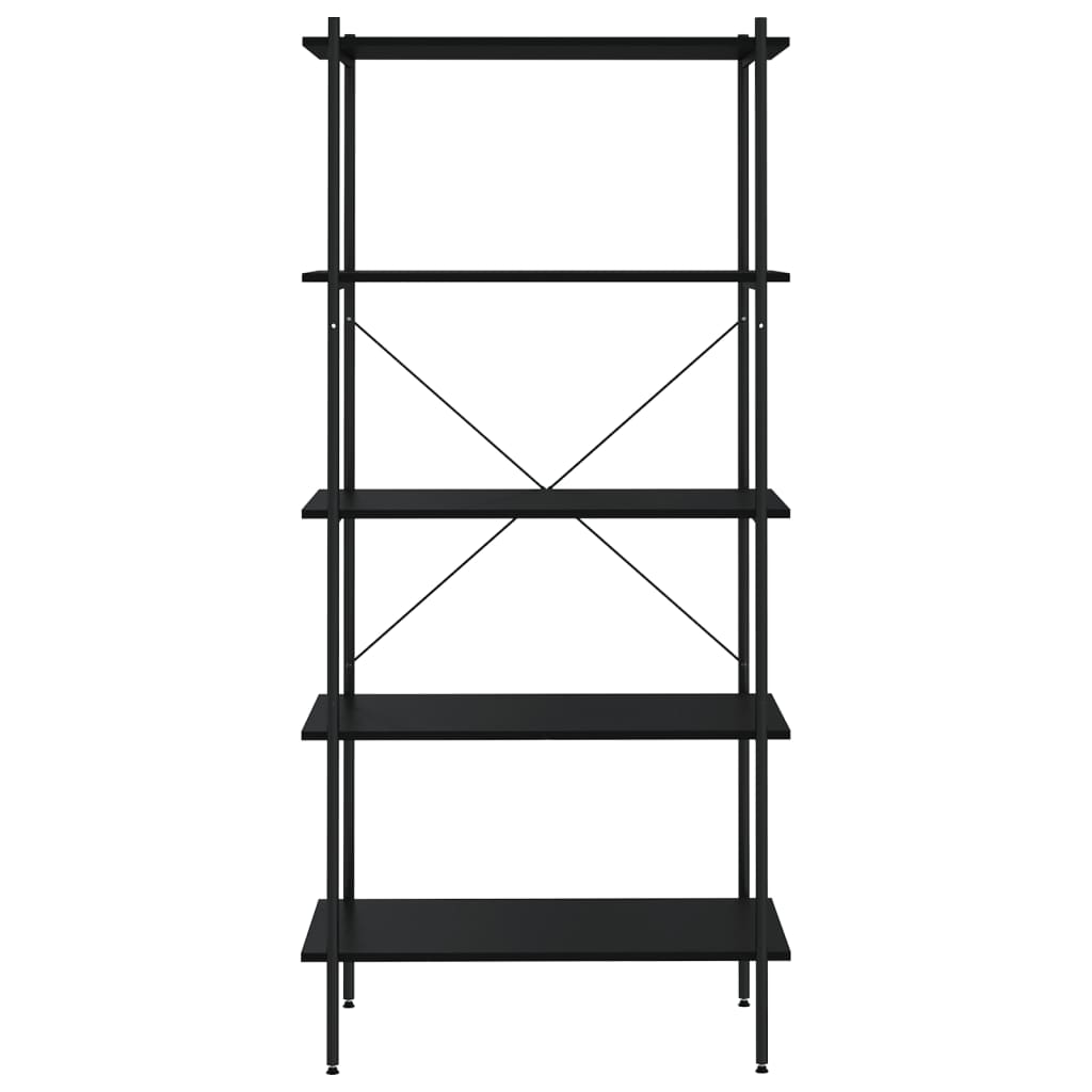 Étagère à 5 niveaux Noir 80x40x163 cm - XIOS