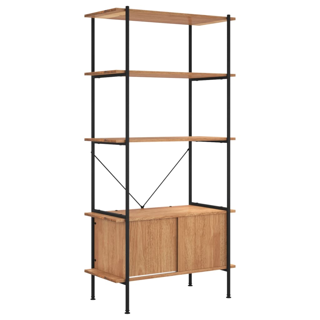 Étagère à 5 niveaux armoire 80x40x163cm Acier bois d'ingénierie - XIOS