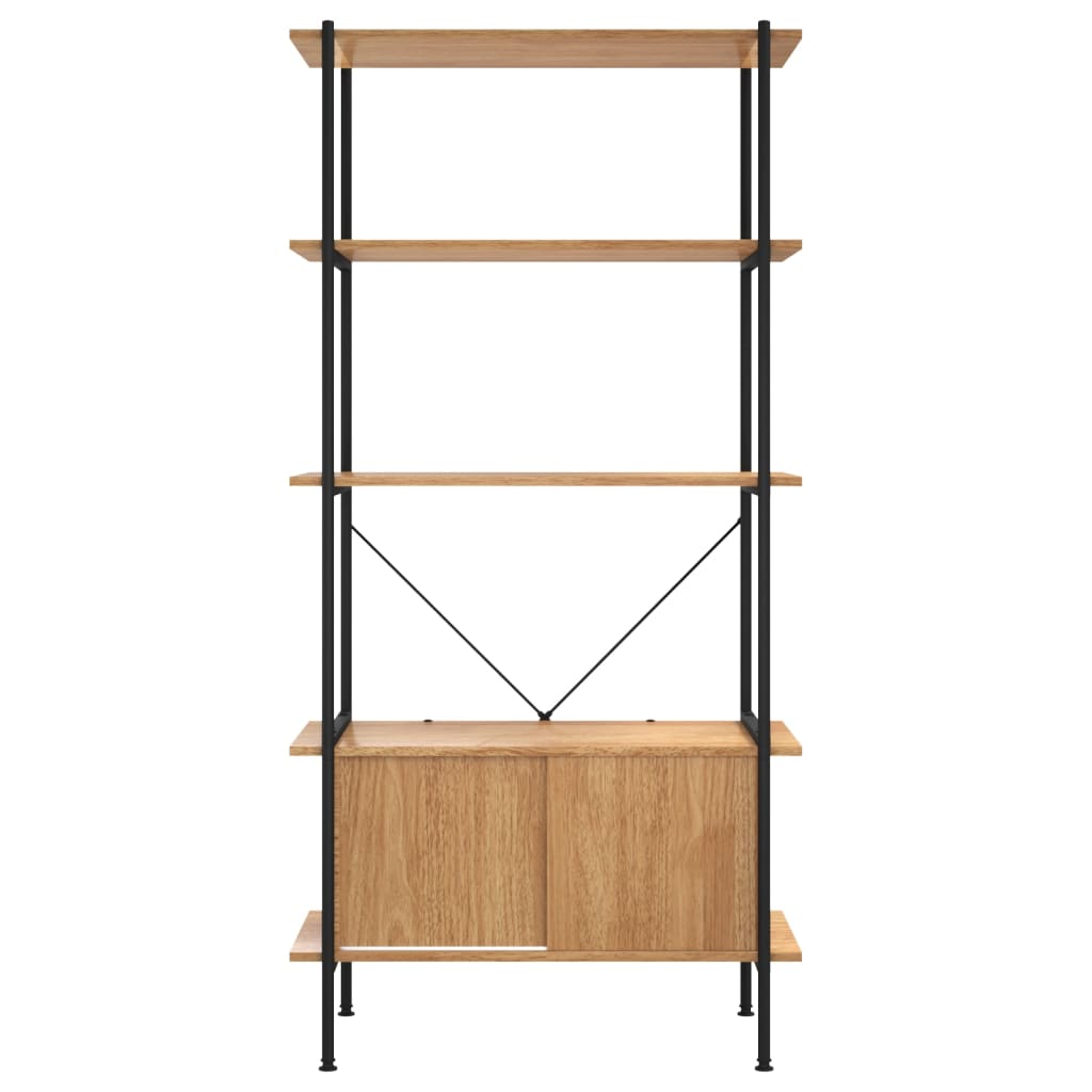 Étagère à 5 niveaux armoire 80x40x163cm Acier bois d'ingénierie - XIOS