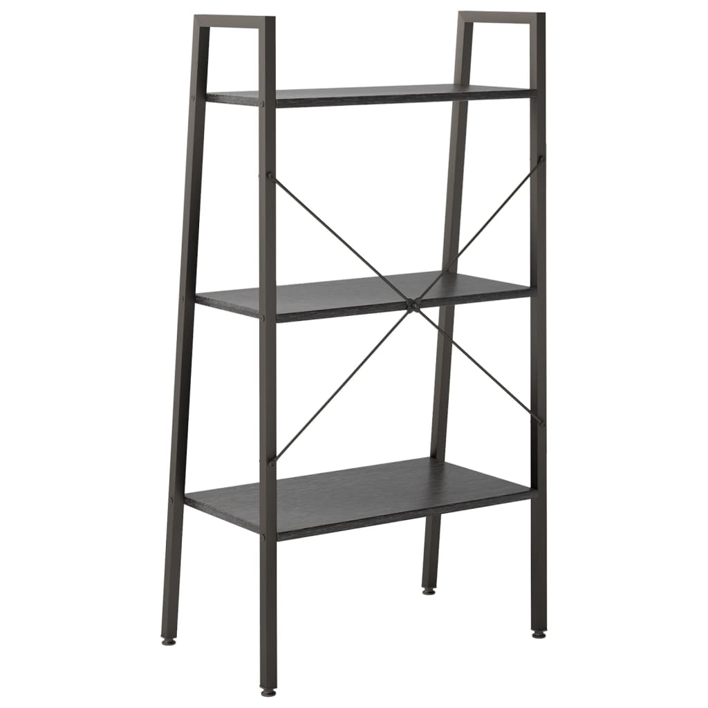 Étagère sur pied 3 niveaux Noir 56x35x108 cm - XIOS