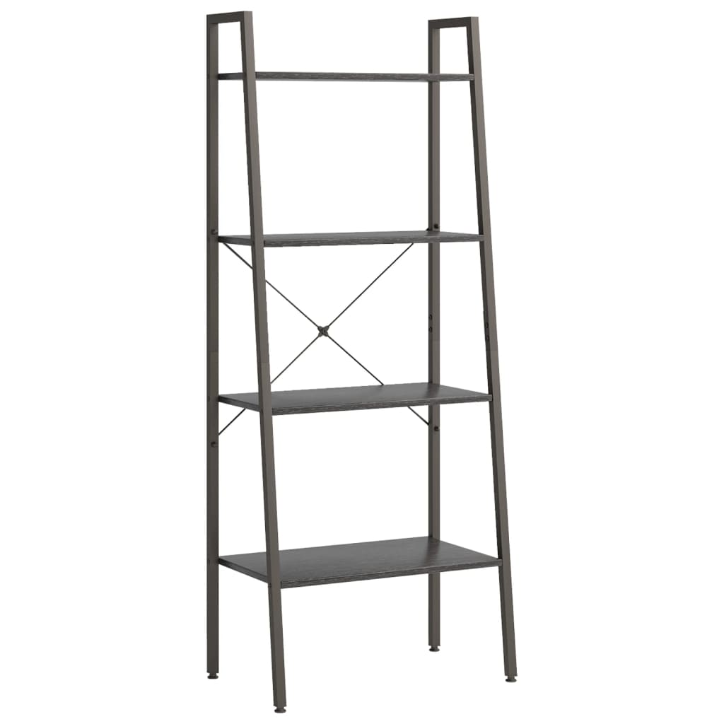 Étagère sur pied 4 niveaux Noir 56x35x140 cm - XIOS