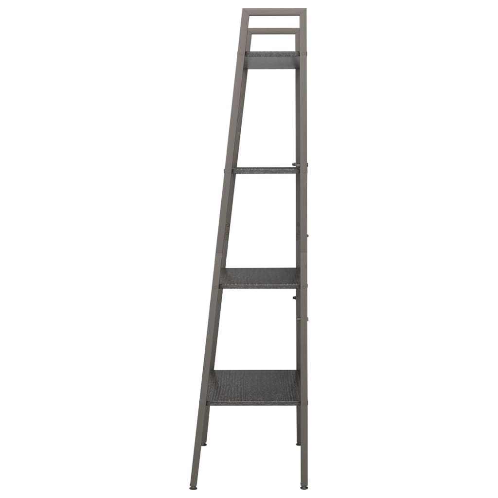 Étagère sur pied 4 niveaux Noir 56x35x140 cm - XIOS