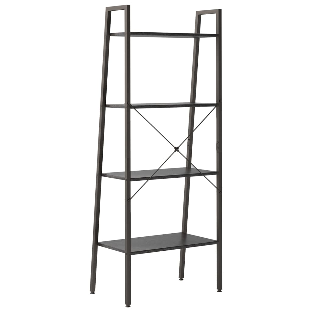 Étagère sur pied 4 niveaux Noir 56x35x140 cm - XIOS