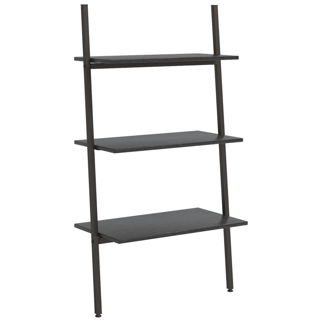 Étagère inclinée à 3 niveaux Noir 64x34x116 cm - XIOS