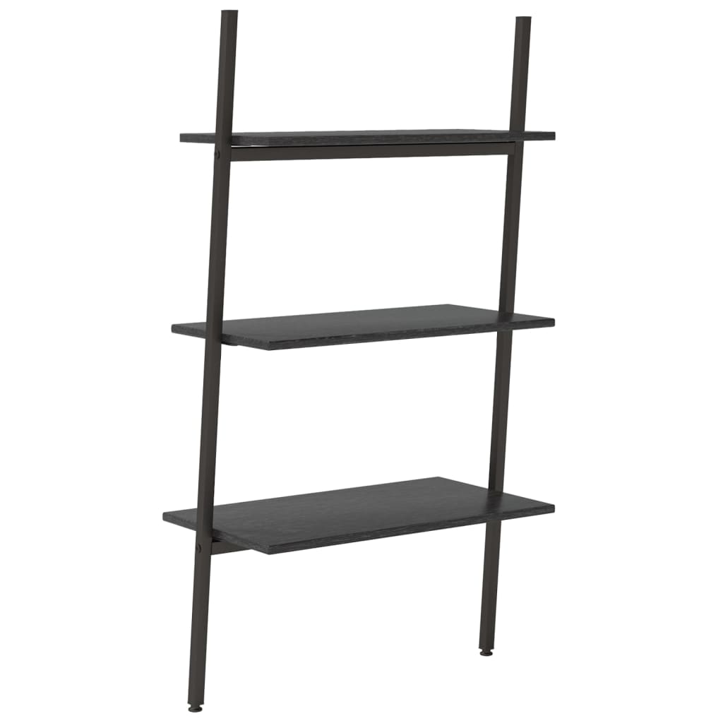 Étagère inclinée à 3 niveaux Noir 64x34x116 cm - XIOS