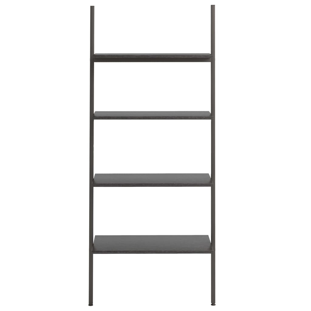 Étagère inclinée à 4 niveaux Noir 64x34x150,5 cm - XIOS