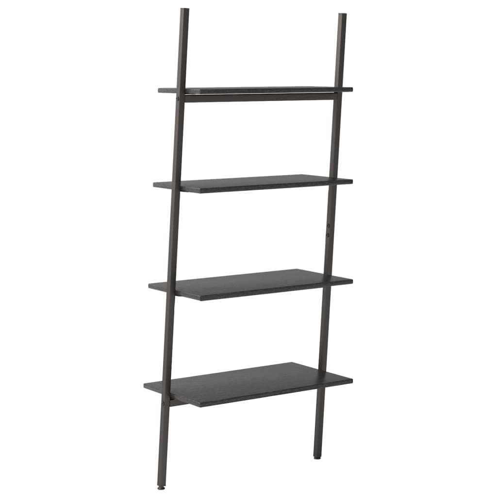 Étagère inclinée à 4 niveaux Noir 64x34x150,5 cm - XIOS