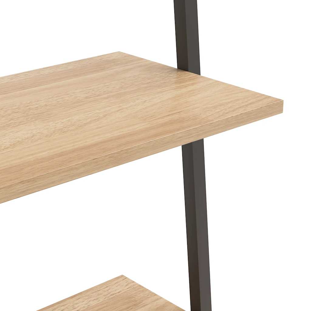 Étagère inclinée à 5 niveaux Marron clair et noir 64x34x185,5cm - XIOS