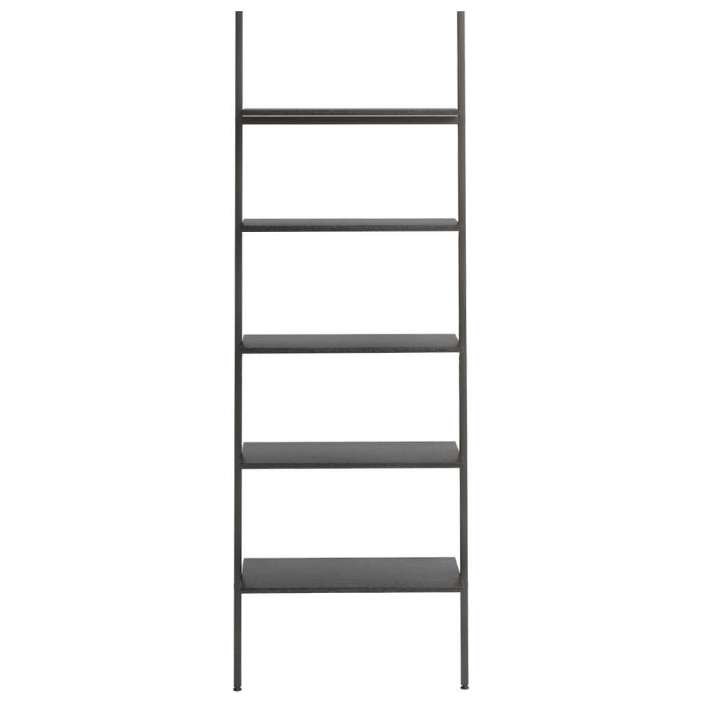Étagère inclinée à 5 niveaux Noir 64x34x185,5 cm - XIOS