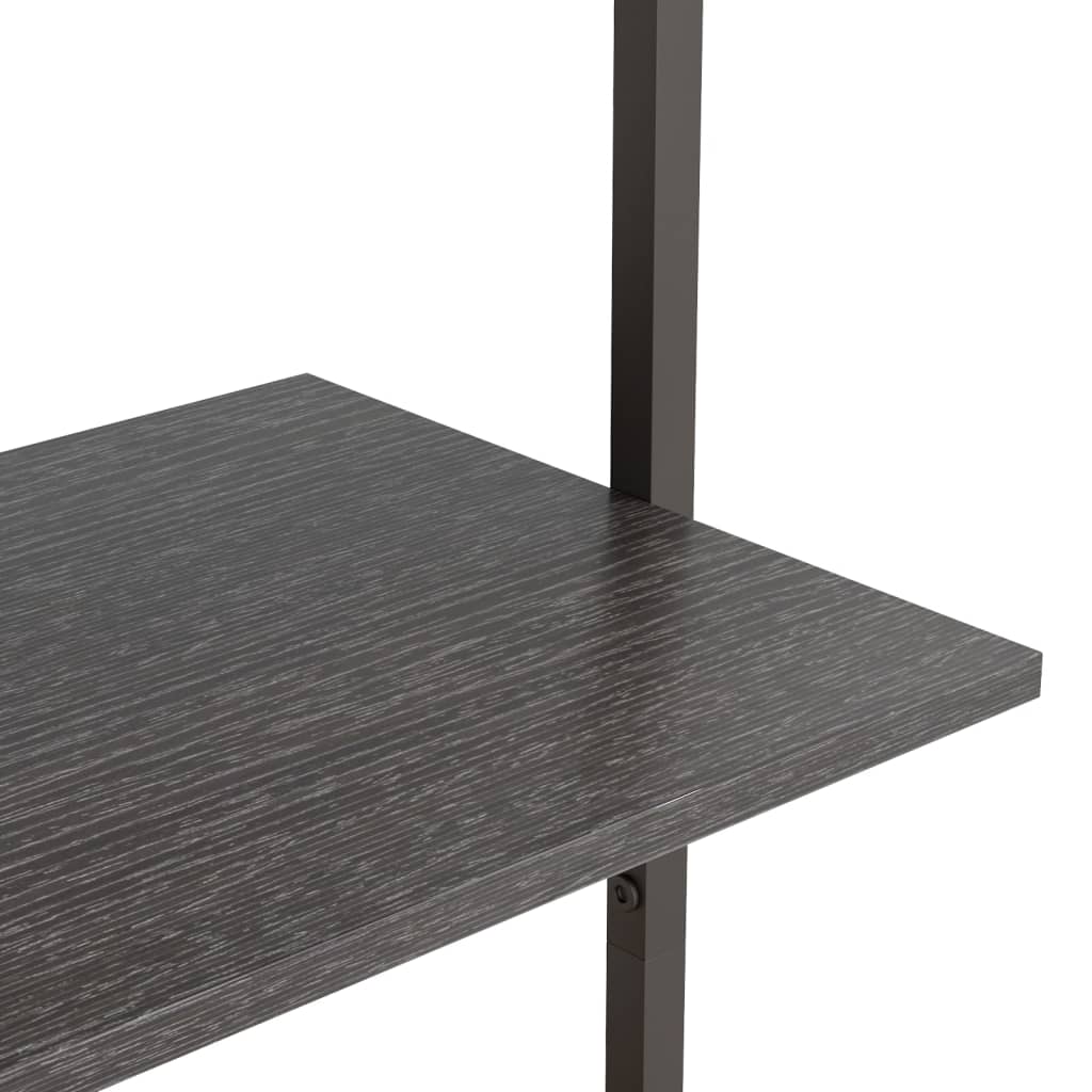 Étagère inclinée à 3 niveaux Noir 64x35x120,5 cm - XIOS