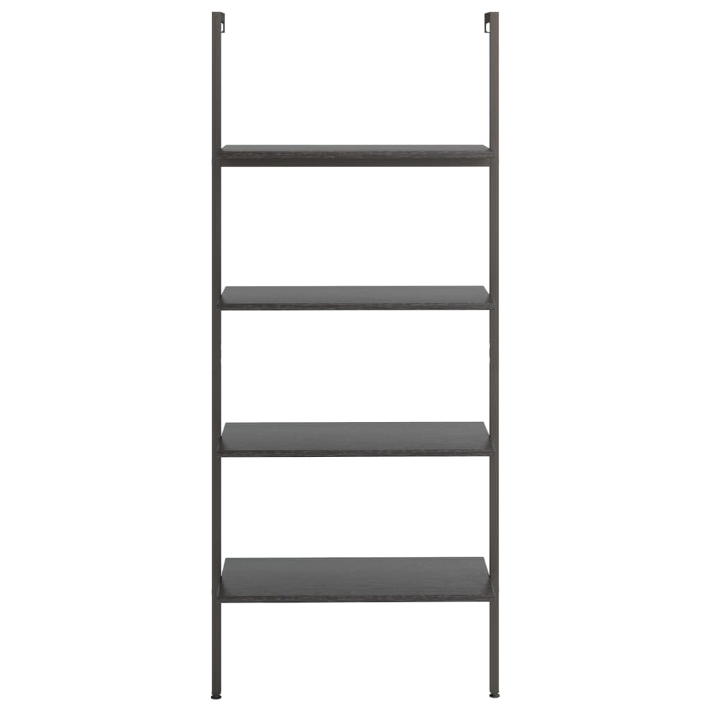 Étagère inclinée à 4 niveaux Noir 64x35x152,5 cm - XIOS