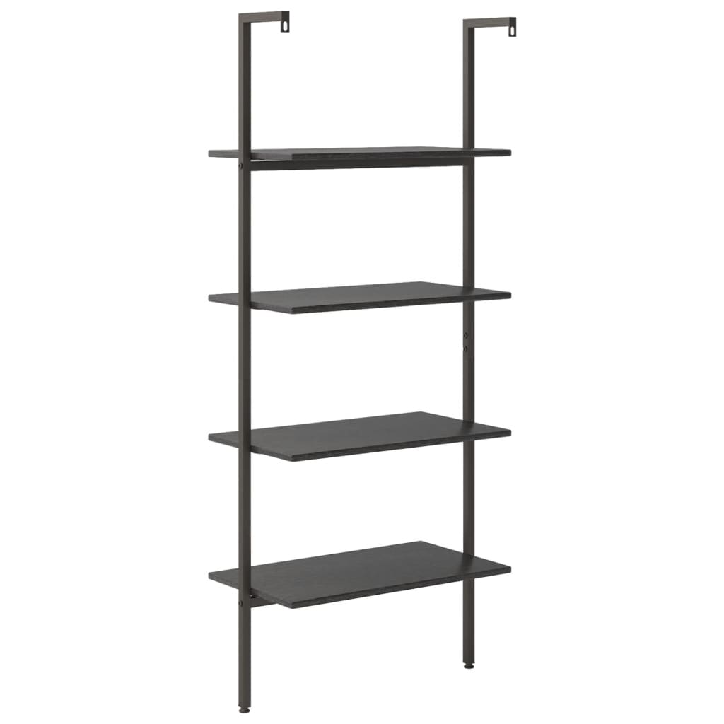 Étagère inclinée à 4 niveaux Noir 64x35x152,5 cm - XIOS