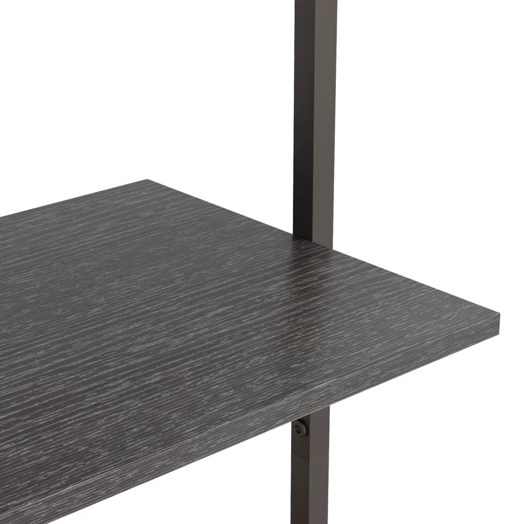 Étagère inclinée à 4 niveaux Noir 64x35x152,5 cm - XIOS