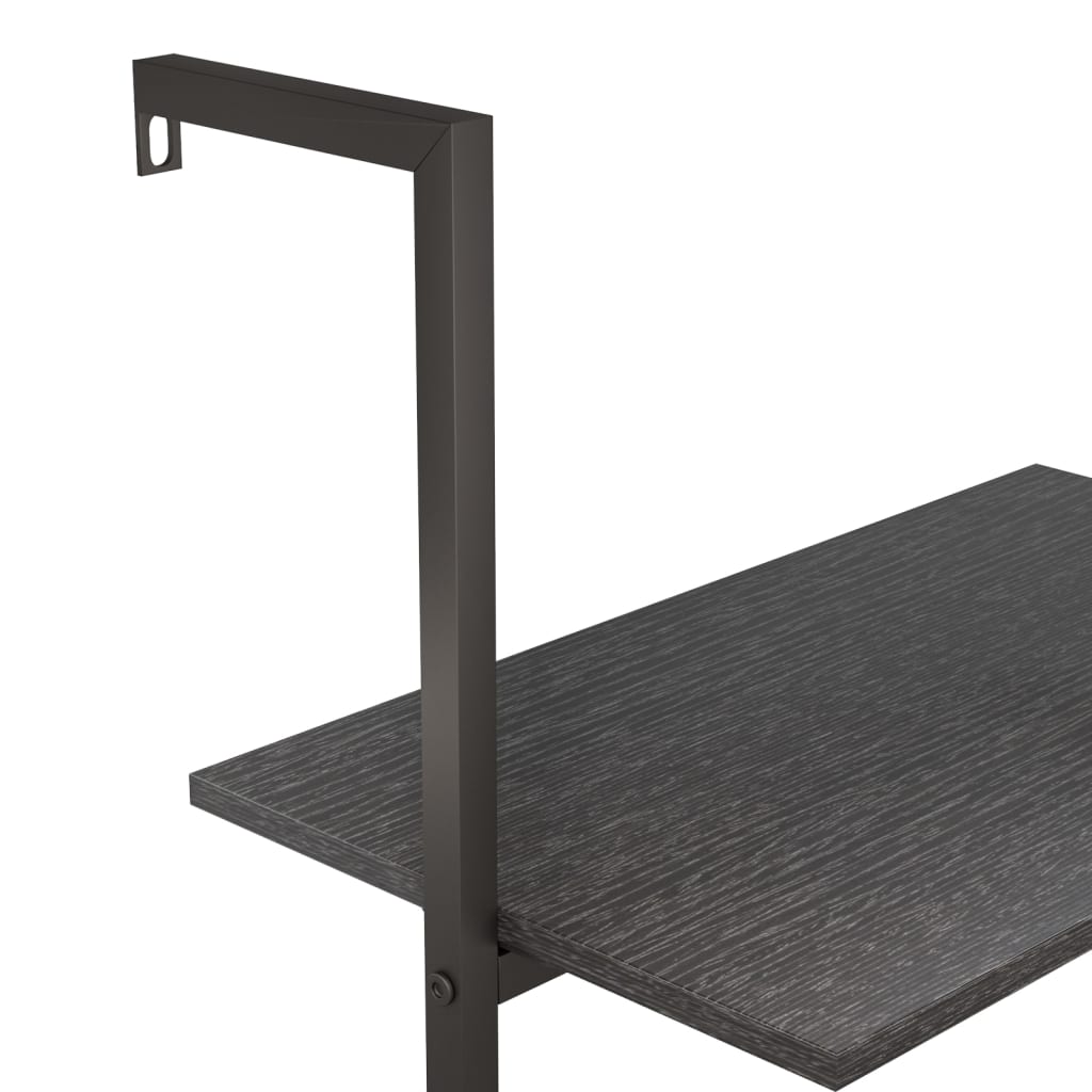 Étagère inclinée à 4 niveaux Noir 64x35x152,5 cm - XIOS