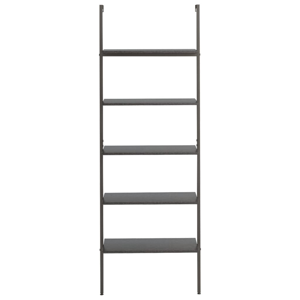 Étagère inclinée à 5 niveaux Noir 64x35x185 cm - XIOS