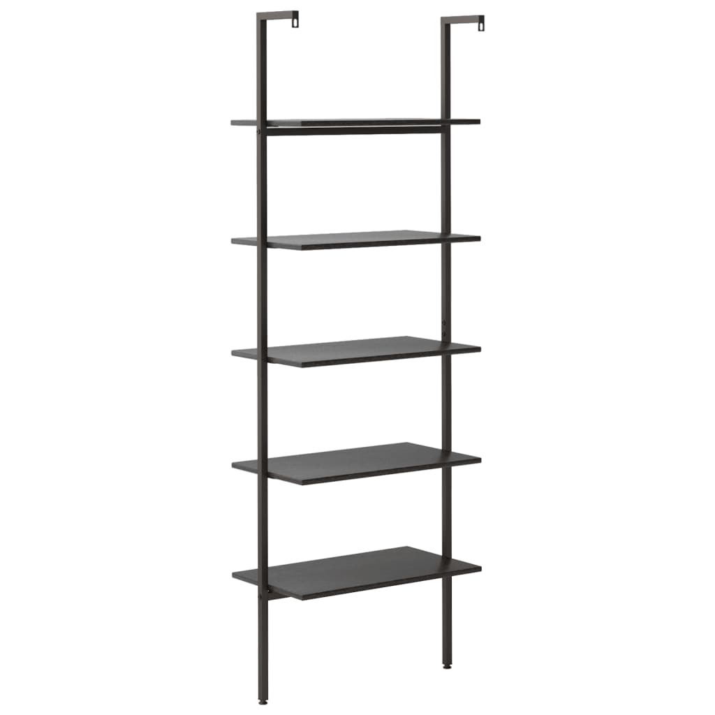 Étagère inclinée à 5 niveaux Noir 64x35x185 cm - XIOS