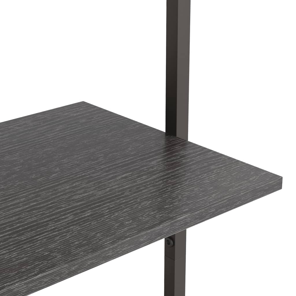 Étagère inclinée à 5 niveaux Noir 64x35x185 cm - XIOS