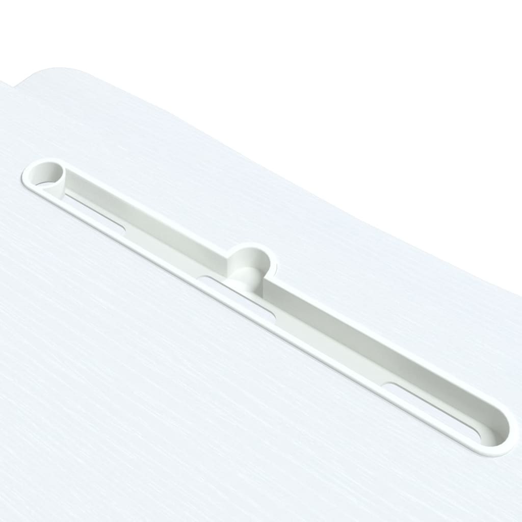 Bureau de travail réglable 90x40x(13-50) cm Acier et bois - XIOS