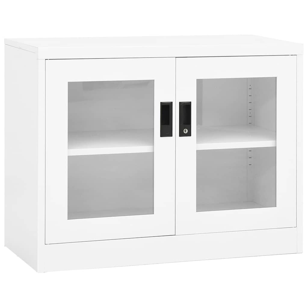 Armoire de bureau Blanc 90x40x70 cm Acier - XIOS