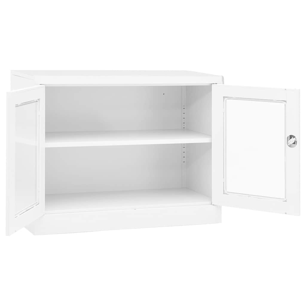 Armoire de bureau Blanc 90x40x70 cm Acier - XIOS