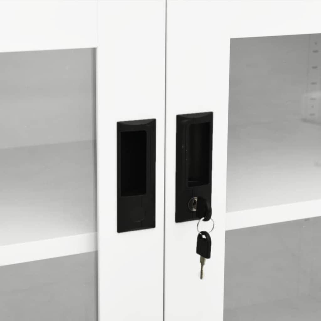 Armoire de bureau Blanc 90x40x70 cm Acier - XIOS