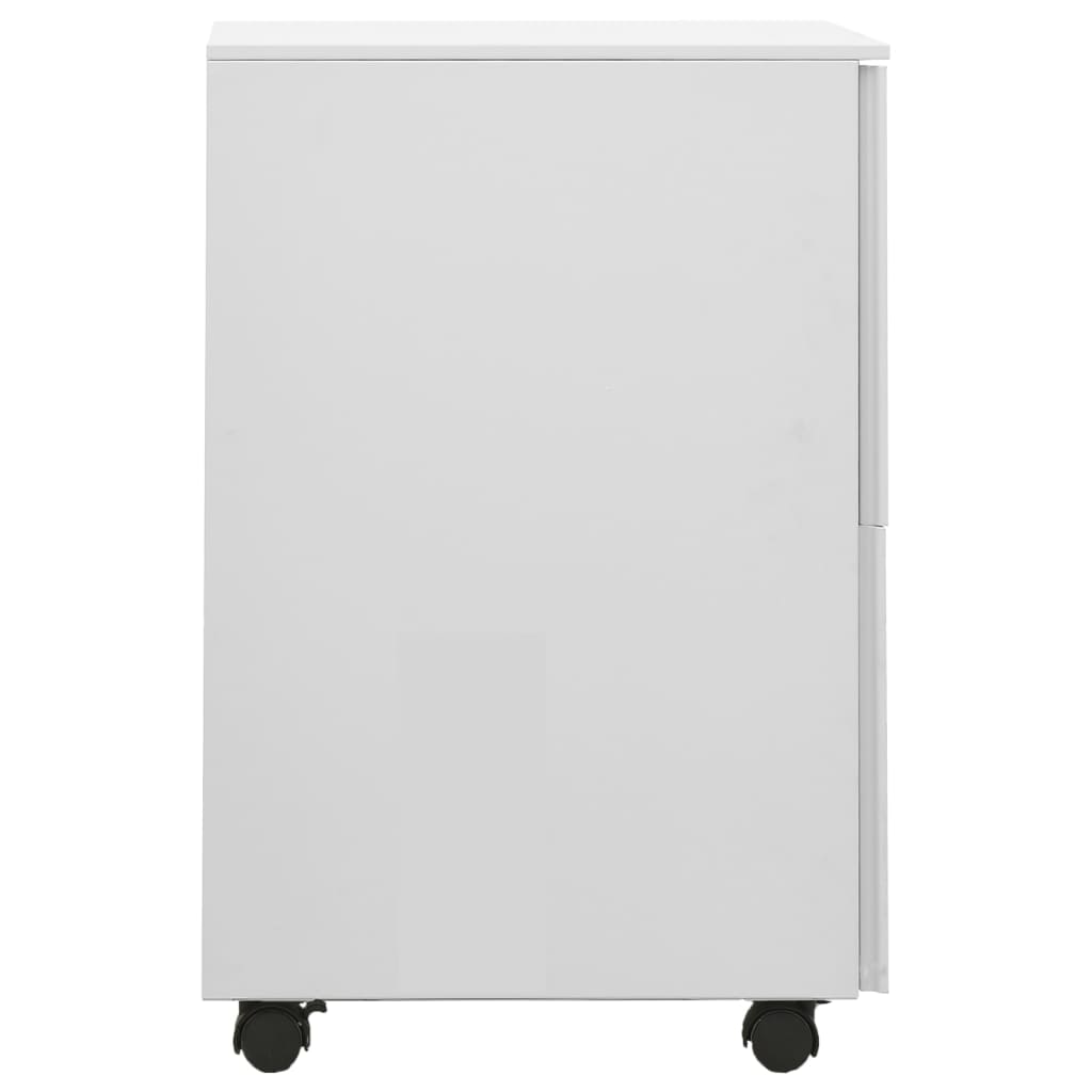 Classeur mobile Gris clair 39x45x67 cm Acier Classeur à tiroirs vidaXL