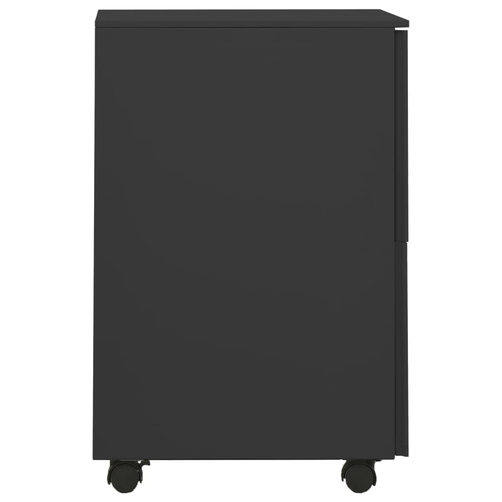 Classeur mobile Anthracite 39x45x67 cm Acier Classeur à tiroirs vidaXL