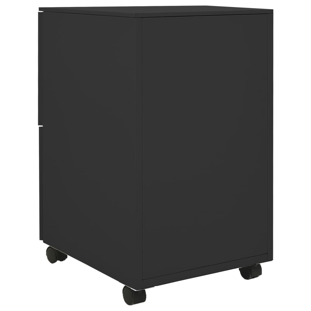 Classeur mobile Anthracite 39x45x67 cm Acier Classeur à tiroirs vidaXL