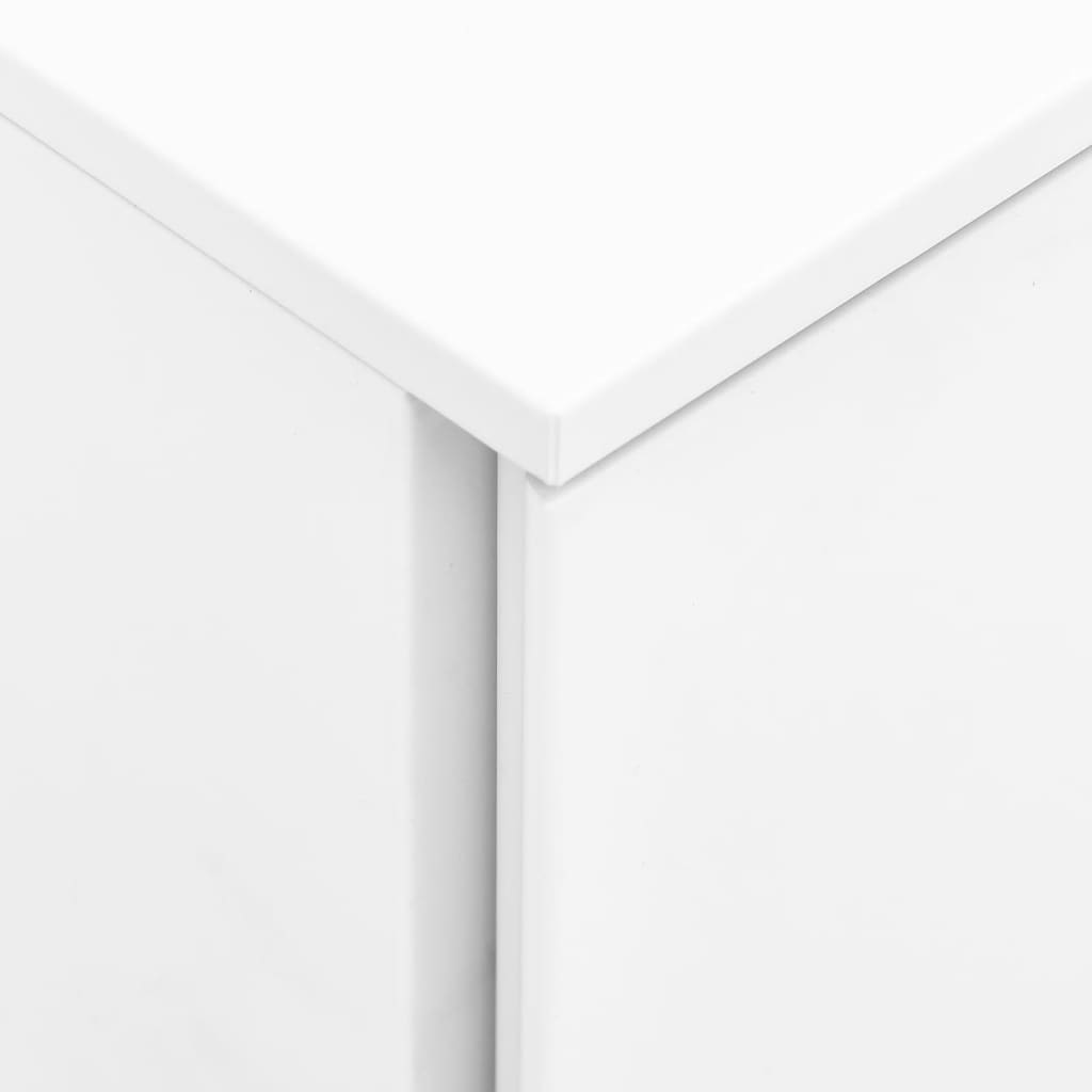 Classeur mobile Blanc 39x45x60 cm Acier Classeur à tiroirs vidaXL