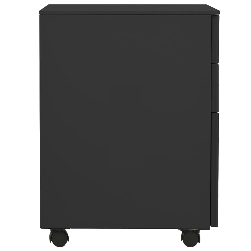 Classeur mobile Anthracite 39x45x60 cm Acier Classeur à tiroirs vidaXL